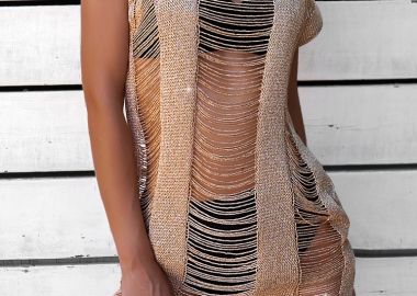 ΧΡΥΣΟ ΦΟΡΕΜΑ BEACH - CASA - sense-shop - 