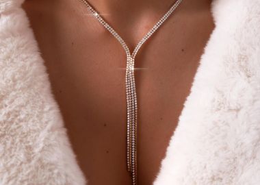 ΧΡΥΣΟ ΚΟΛΙΕ ΜΕ ΣΤΡΑΣ - BAMBI - sense-shop - 