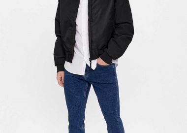 CK Jeans ανδρικό τζην παντελόνι πεντάτσεπο Slim Fit - J30J324194 Denim Blue - CALVIN KLEIN JEANS - 