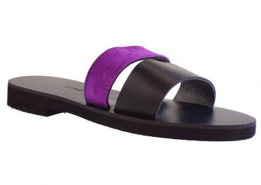 Clamazons Γυναικείες Παντόφλες NEW YORK Μαύρο-Μώβ - Clamazons - 