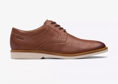 Clarks ανδρικά δερμάτινα παπούτσια oxford 