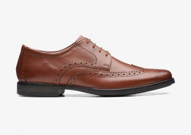 Clarks ανδρικά δερμάτινα παπούτσια oxford 