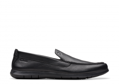 CLARKS ΑΝΔΡΙΚΟ CASUAL Flexway Step 26176952 Black Leather - CLARKS - 