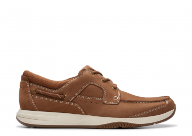 CLARKS ΑΝΔΡΙΚΟ CASUAL Sailview Lace 26176971 Light Tan Nubuck - CLARKS - 