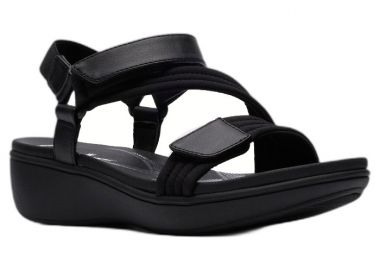 CLARKS BRINKLEYRAE SUN BLACK 26186834 - Clarks - 