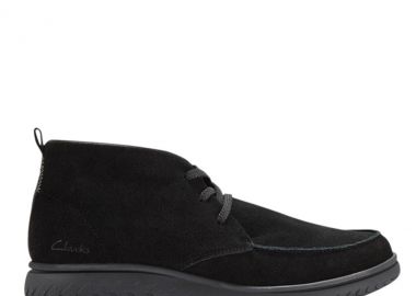 CLARKS Relaxlite Moc Μποτάκι 41-46 - ΜΑΥΡΟ - Clarks - 
