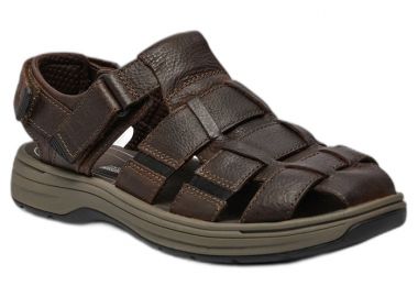 CLARKS SALTWAY COVE DARK BROWN 26176900 - Clarks - 