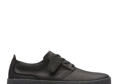 CLARKS Streethill Lace Sneaker 41-46 - ΜΑΥΡΟ - Clarks - 