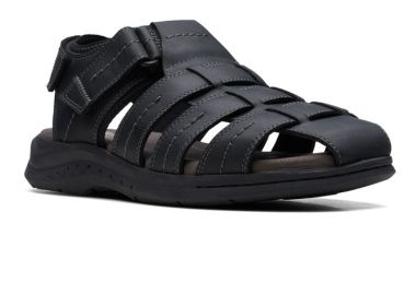 CLARKS WALKFORD FISH BLACK 26171793 - Clarks - 