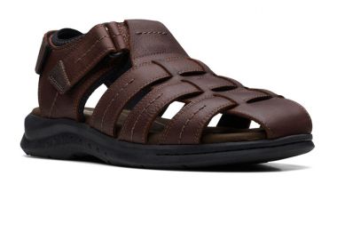 CLARKS WALKFORD FISH BROWN 26171794 - Clarks - 