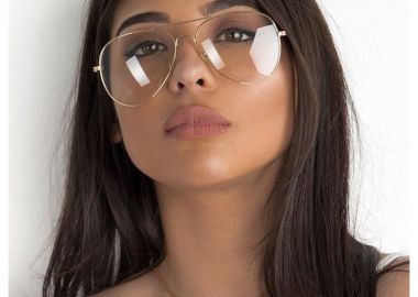 CLEAR GOLD AVIATOR - fashionroom - 
