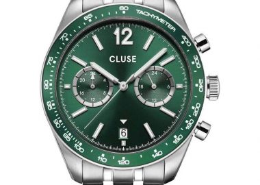 CLUSE Aravis Dual Time - CW25602, Silver case with Stainless Steel Bracelet - Cluse - 