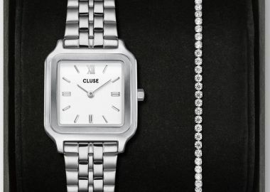 CLUSE Gracieuse Gift Set - CG11902, Silver case with Stainless Steel Bracelet - Cluse - 
