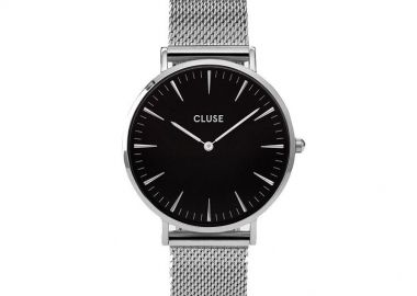 CLUSE LABOHEMΕ Mesh Silver Stainless Steel Strap CW0101201004 - CLUSE - 