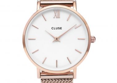 CLUSE Minuit - CW0101203001, Rose Gold case with Stainless Steel Bracelet - Cluse - 