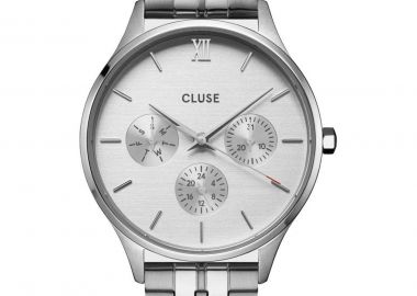 CLUSE Minuit - CW10703, Silver case with Stainless Steel Bracelet - Cluse - 