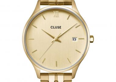 CLUSE Minuit - CW14301, Gold case with Stainless Steel Bracelet - Cluse - 