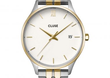 CLUSE Minuit - CW14302, Silver case with Stainless Steel Bracelet - Cluse - 