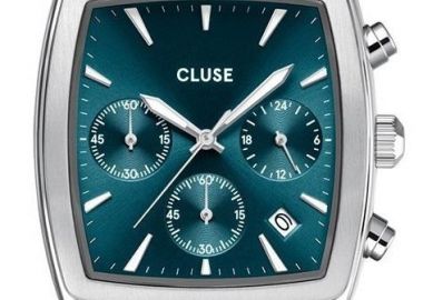 CLUSE Quartaut Chronograph - CW52001, Silver case with Stainless Steel Bracelet - Cluse - 