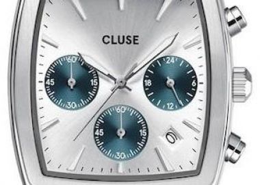 CLUSE Quartaut Chronograph - CW52003, Silver case with Stainless Steel Bracelet - Cluse - 