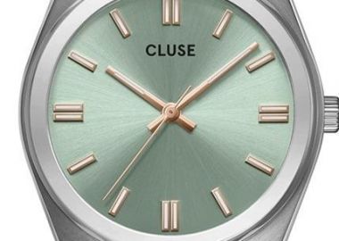 CLUSE Retro 70's - CW35103, Silver case with Stainless Steel Bracelet - Cluse - 