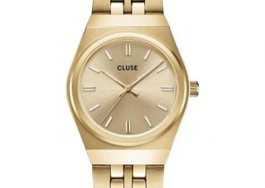 CLUSE Retro 70's Mini - CW16302, Gold case with Stainless Steel Bracelet - Cluse - 