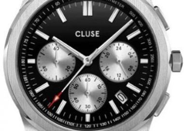 CLUSE Vigoureux Chronograph - CW20806, Silver case with Stainless Steel Bracelet - Cluse - 