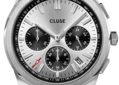 CLUSE Vigoureux Chronograph - CW20807, Silver case with Stainless Steel Bracelet - Cluse - 