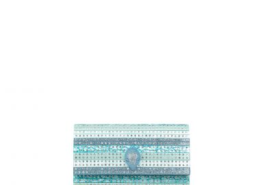 Clutch γυναικεία Kurt Geiger Γαλάζιο 8764083979 Party Eagle Clutch Drench 100 - Kurt Geiger - 