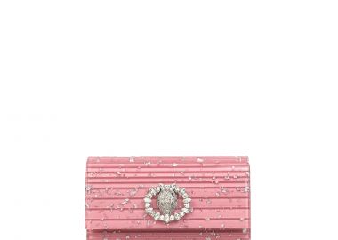 Clutch γυναικεία Kurt Geiger Ροζ-Ασημί 5374298979 Party Eagle C Clutch 262 - Kurt Geiger - 
