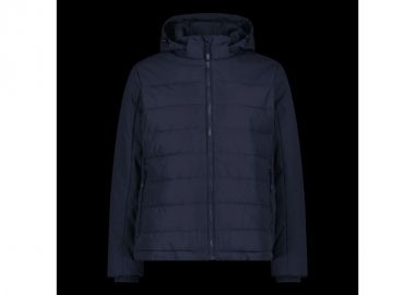 CMP men's winter jacket with hood sports insulated navy blue 34K0147N950 - CMP - 