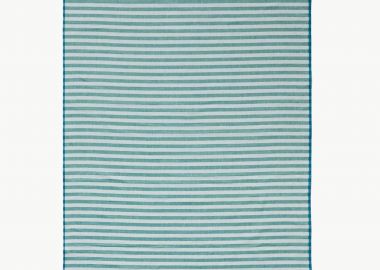 Coincasa unisex πετσέτα θαλάσσης με ριγέ σχέδιο 90 x 170 cm - 006816294 Πετρόλ - COINCASA - 