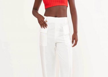 Colcci γυναικείο λινό παντελόνι Wide Leg 