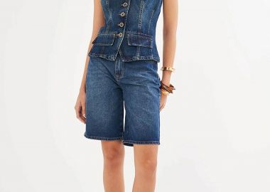 Colcci γυναικείο σορτς denim Straight Fit 
