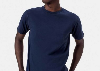 Colorful Standard ανδρικό T-shirt μονόχρωμο Relaxed Fit - CS1001 Μπλε Σκούρο - COLORFUL STANDARD - 