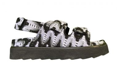 COLORS OF CALIFORNIA Σανδάλια - Πέδιλα PLATFORM SANDAL ETHNIC FABRIC - BLACK-HC.STORMY42-BLACK - COLORS OF CALIFORNIA - 