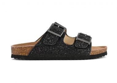 COLORS OF CALIFORNIA slides ΓΥΝΑΙΚΕΙΑ BIO GLITTER - Μαύρο-HC.BIO35-BLACK - COLORS OF CALIFORNIA - 
