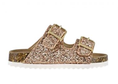 COLORS OF CALIFORNIA slides ΠΑΙΔΙΚΑ Glitter Sandal 2 Buckles -HC.2415 - COLORS OF CALIFORNIA - 
