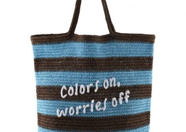 Colors of California Τσάντα Θαλάσσης Raffia - Multicolor-HC.HOLLY03-BROWN - COLORS OF CALIFORNIA - 