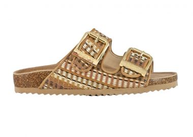 COLORS OF CALIFORNIA TWO BUCKLE Σανδάλια IN RAFIA - MULTI-HC.BIO500-MULTI - COLORS OF CALIFORNIA - 