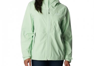 Columbia Ampli-Dry Γυναικείο Αθλητικό Μπουφάν Αδιάβροχο Πράσινο 1938973-372 - Columbia - 