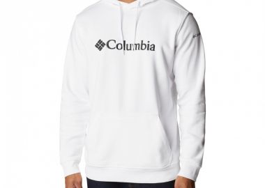 Columbia Ανδρικό Φούτερ με Κουκούλα και Τσέπες Λευκό 1681664-106 - Columbia - 