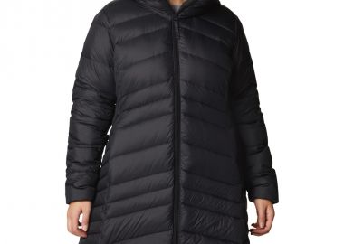 Columbia Autumn Park Μακρύ Γυναικείο Puffer Μπουφάν με Γούνινη Κουκούλα για Χειμώνα Μαύρο 1930223-010 - Columbia - 