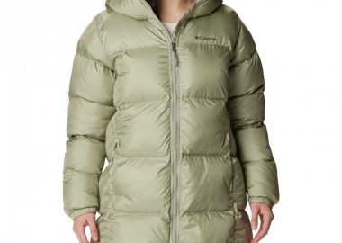 Columbia Μακρύ Γυναικείο Puffer Μπουφάν Χακί 1864791-348 - Columbia - 