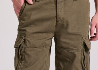 Comfort fit ανδρική cargo βερμούδα - FUNKY BUDDHA - 