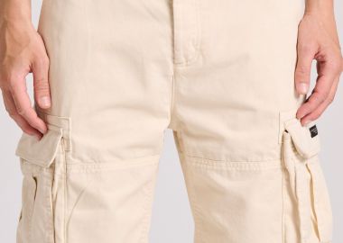 Comfort fit ανδρική cargo βερμούδα - FUNKY BUDDHA - 