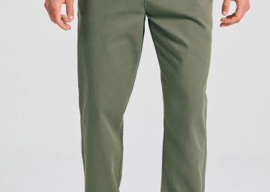 Comfort fit garment dyed chino παντελόνι - FUNKY BUDDHA - 