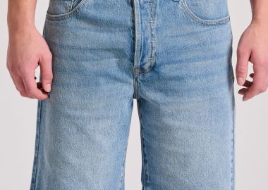 Comfort fit τζιν βερμούδα με raw edges - FUNKY BUDDHA - 