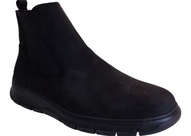 Commanchero Ανδρικά Μποτάκια Αρβυλάκια 72450-221 Μαύρο Δέρμα - Commanchero Original - 