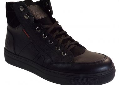 Commanchero Ανδρικά Μποτάκια Sneakers 72158-721 Μαύρο Δέρμα - Commanchero Original - 
